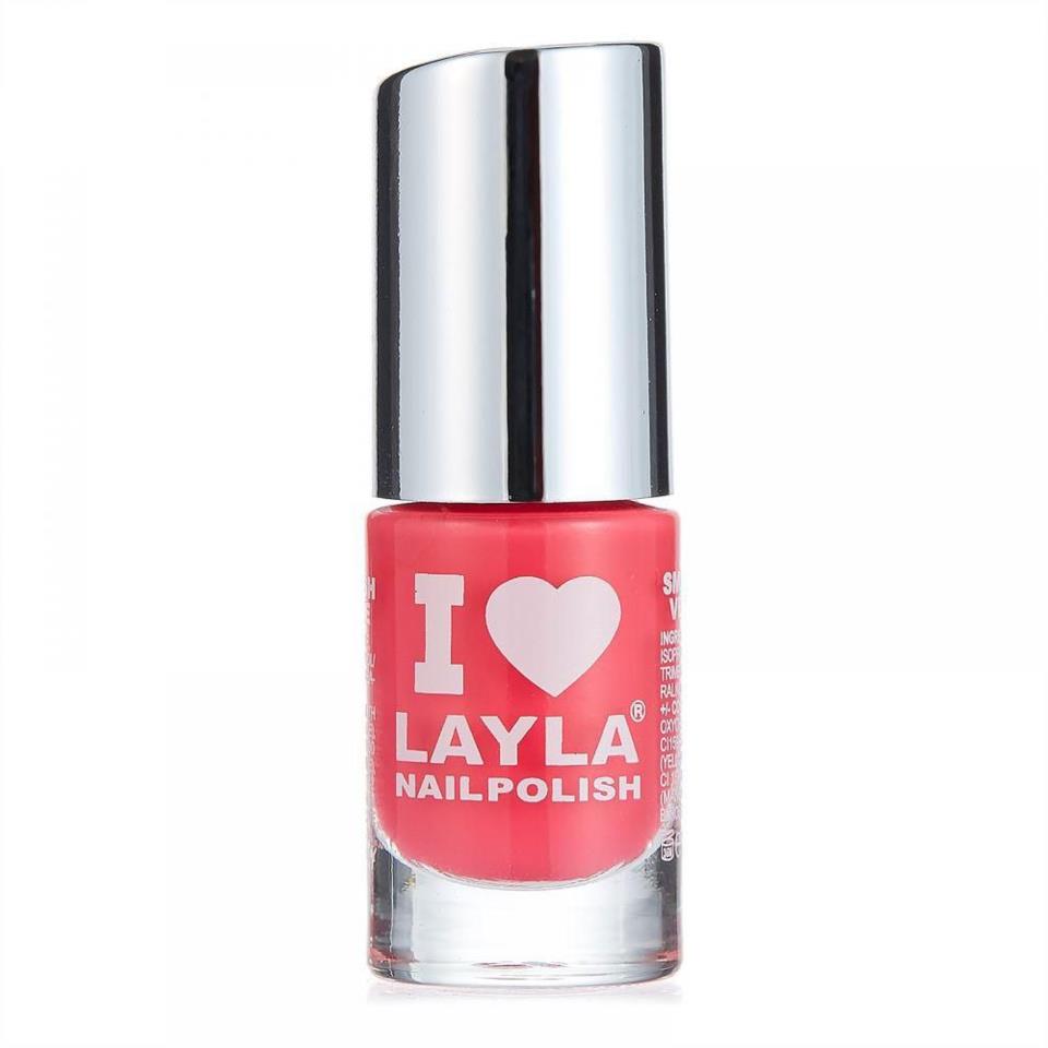 LAYLA I love Layla Dark Pink Fluo Nail Polish