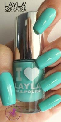 LAYLA I love Layla Greeny Blue Nail Polish