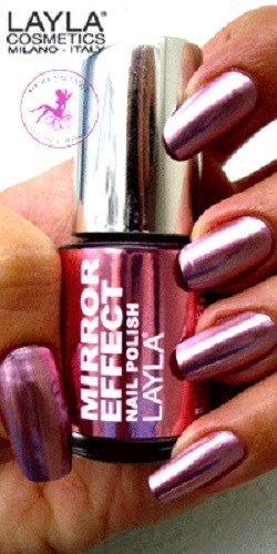 Layla Mirror Effect Pink Iron 03