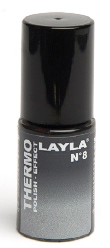 Layla Thermo Nail Black to Grey 8