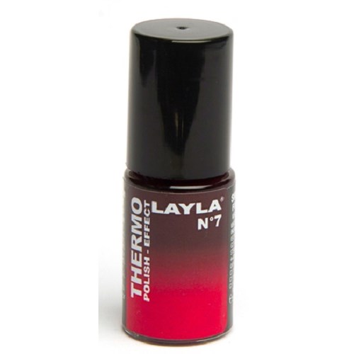 Layla Thermo Nail Bordeaus to Red 7 Layla Thermo Nail Bordeaus to Red 7