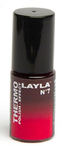 LAYLA Thermo Nail Bordeaus To Red 7