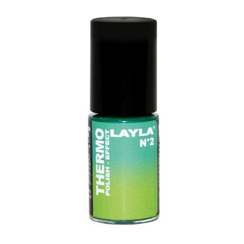 LAYLA Thermo Nail Dark To Light Green 2