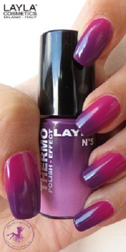 Layla Thermo Nail Dark to Light Violette 5