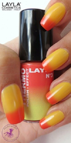 Layla Thermo Nail Dark To Light Yellow 3