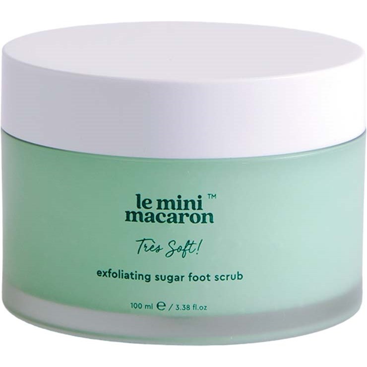 Le Mini Macaron Exfoliating Sugar Foot Scrub Très Soft 100 ml billede