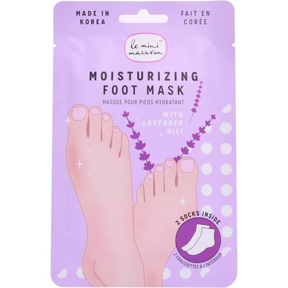 Le Mini Macaron Foot Mask Lavender billede