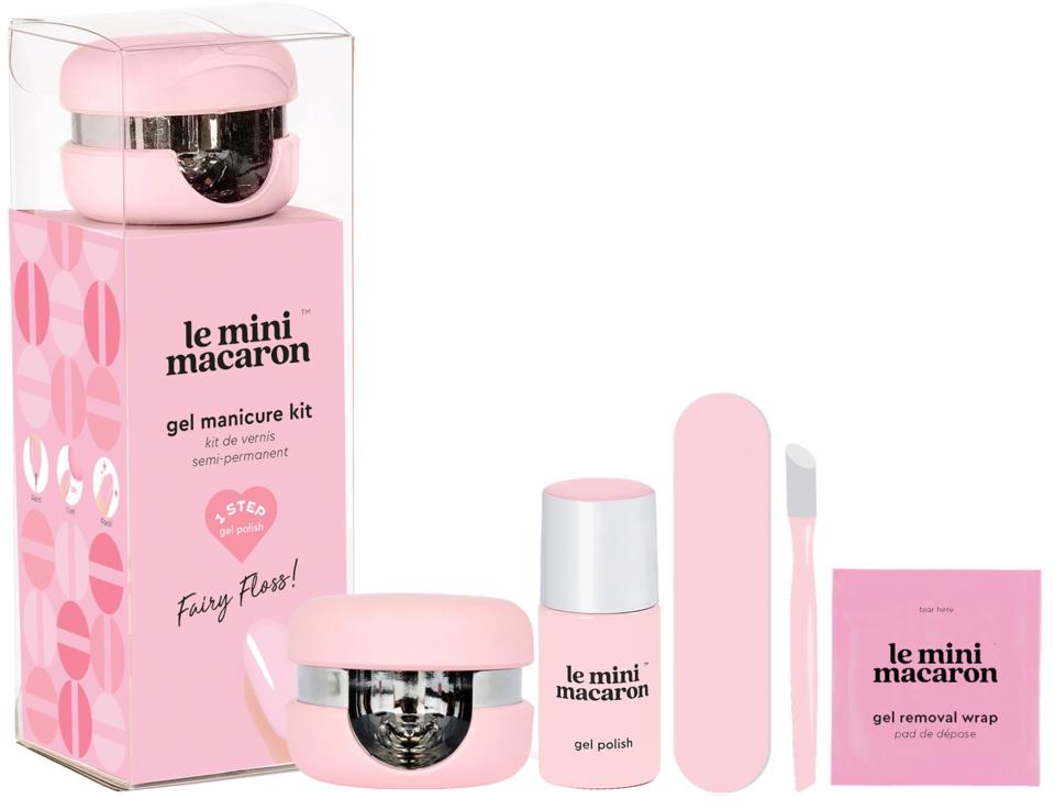 Le Mini Macaron Gel Manicure Kit Fairy Floss