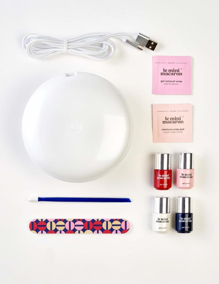 Le Mini Macaron Gel Manicure Kit Le Maxi La Nuit 4x4 g