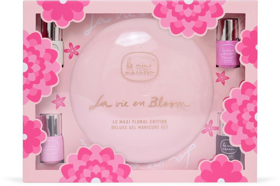 Le Mini Macaron Gel Manicure Kit, Le Maxi La Vie En Bloom 4x4 g