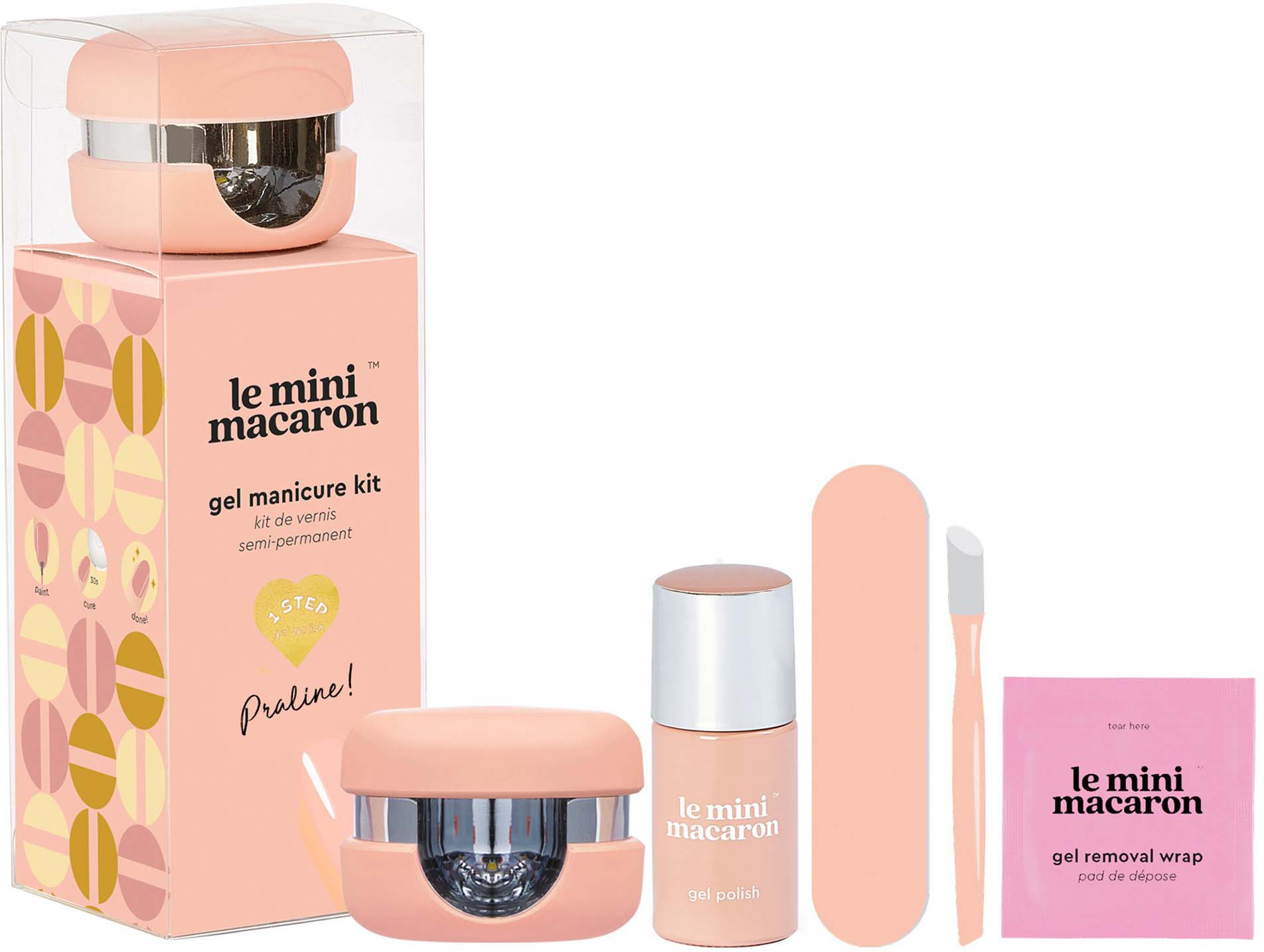 Le Mini Macaron Gel Manicure Kit Praline