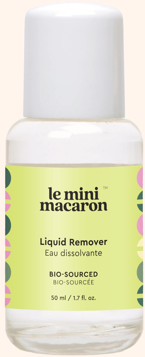 Le Mini Macaron Le Sweet Nail Polish Remover Bio-sourced Liquid Remover 50 ml