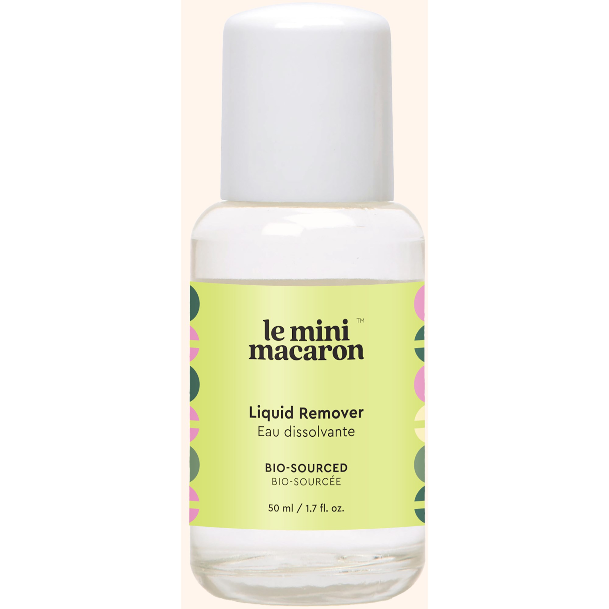 Le Mini Macaron Le Sweet Nail Polish Remover Bio-sourced Liquid R billede