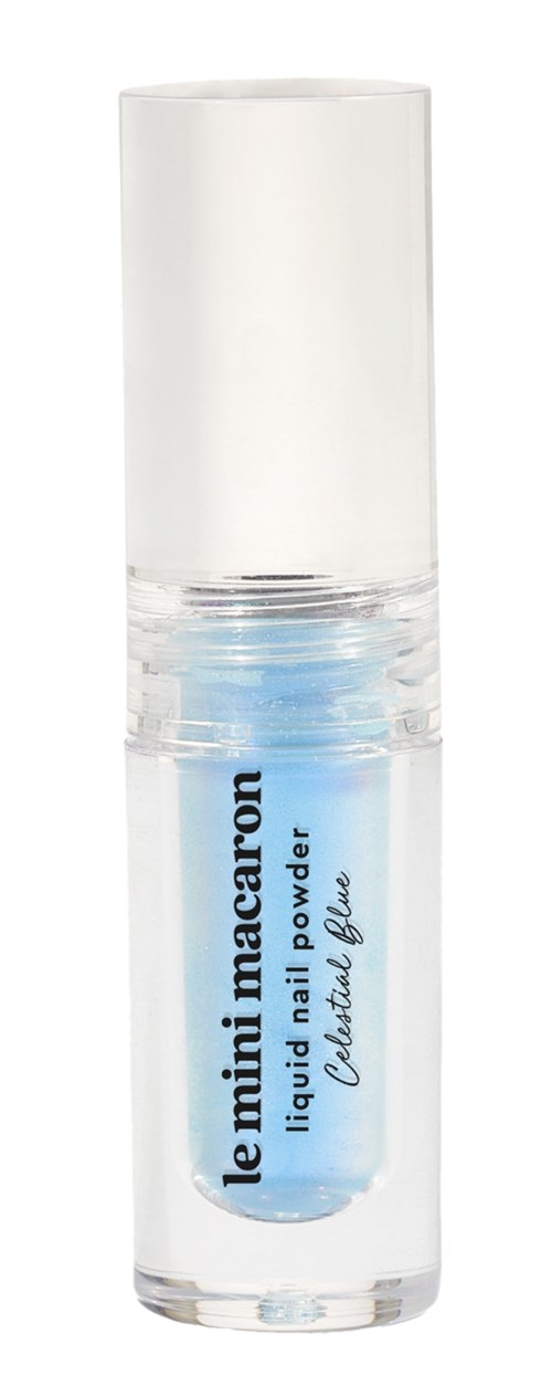 Le Mini Macaron Stardust Collection Liquid Nail Powder Celestial Blue