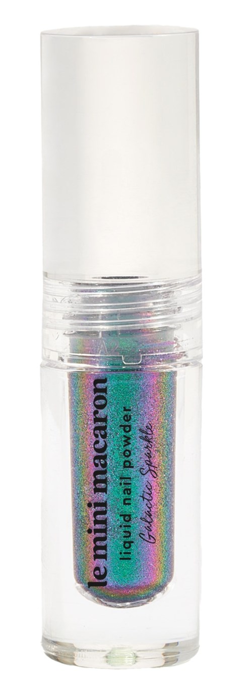 Le Mini Macaron Liquid Nail Powder Galactic Sparkle