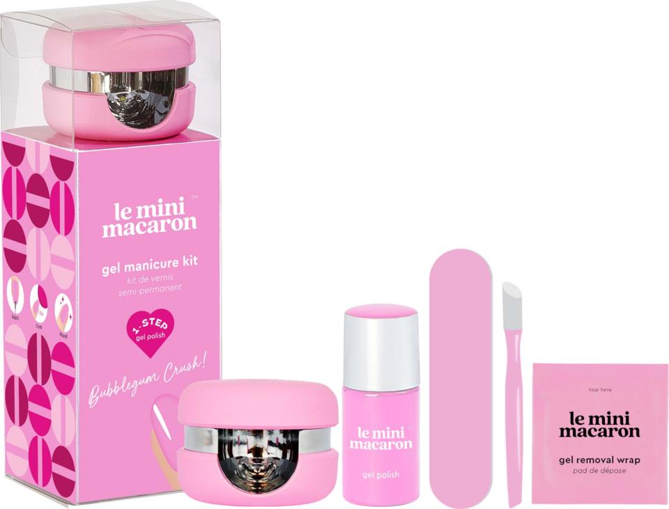 Le Mini Macaron Manicure Kit Bubblegum Crush