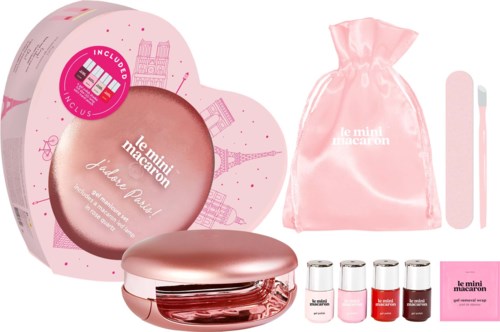 Le Mini Macaron Gel Manicure Kit Le Maxi J'adore Paris