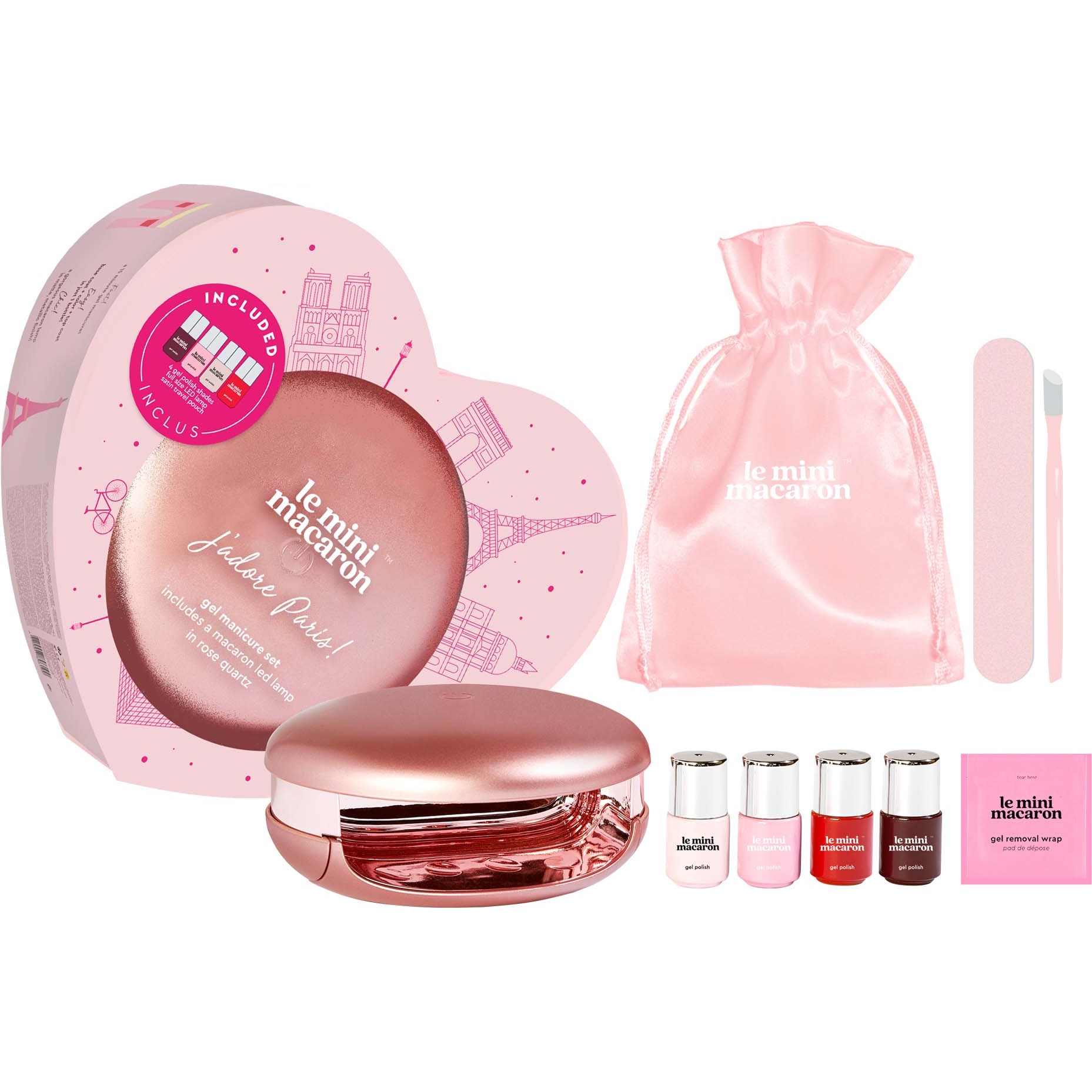 Le Mini Macaron Gel Manicure Kit Le Maxi J'adore Paris billede