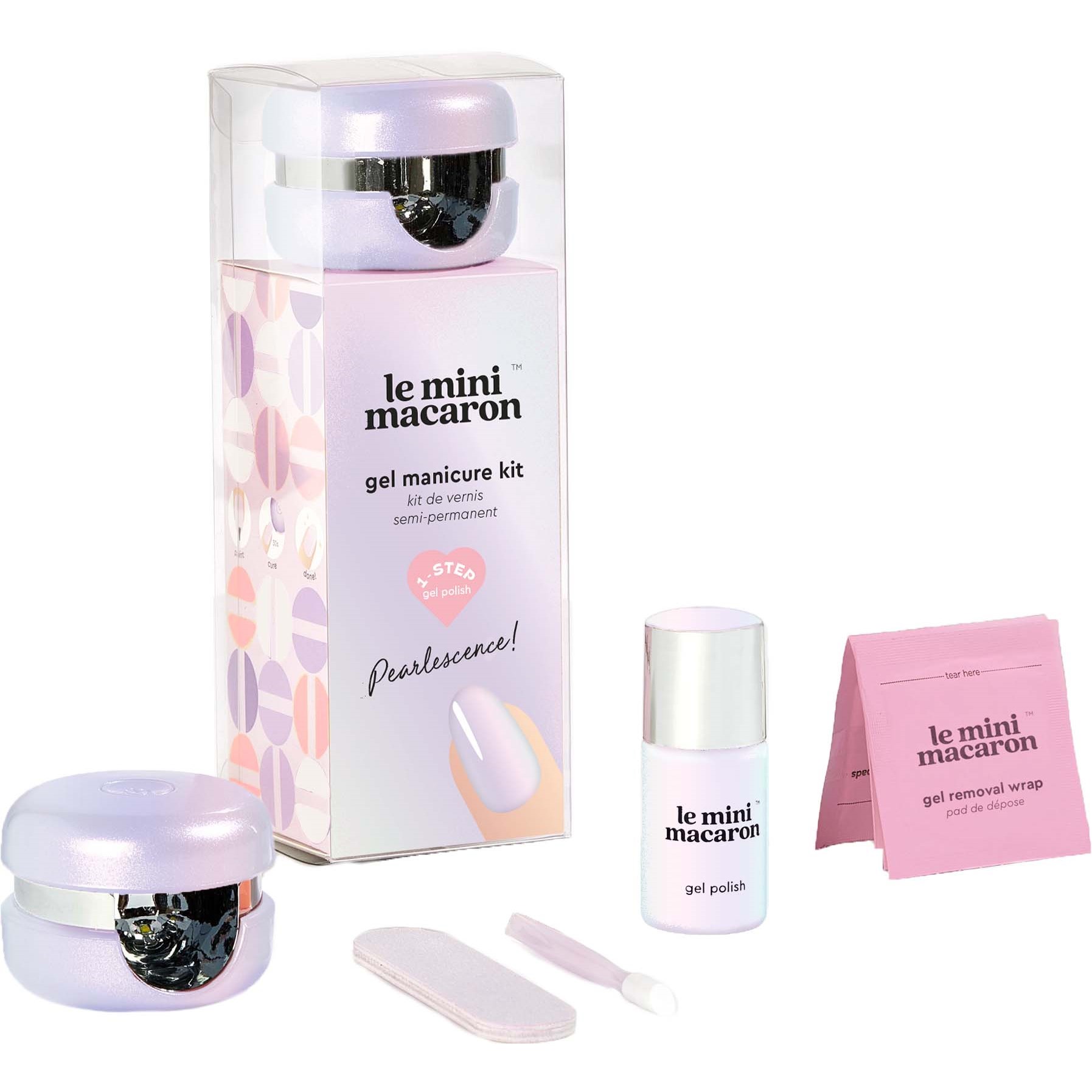 Le Mini Macaron Gel Manicure Kit Pearlescence billede