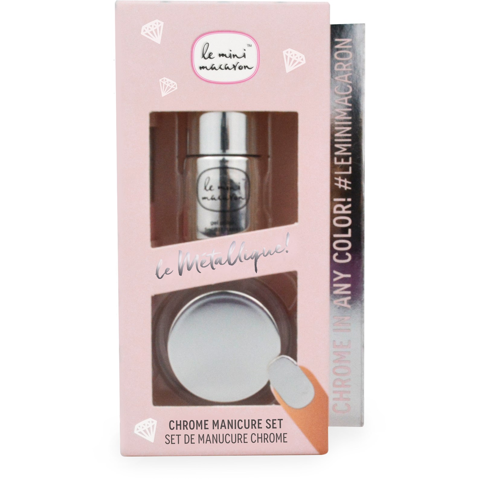 Le Mini Macaron Manicure Set Chrome billede