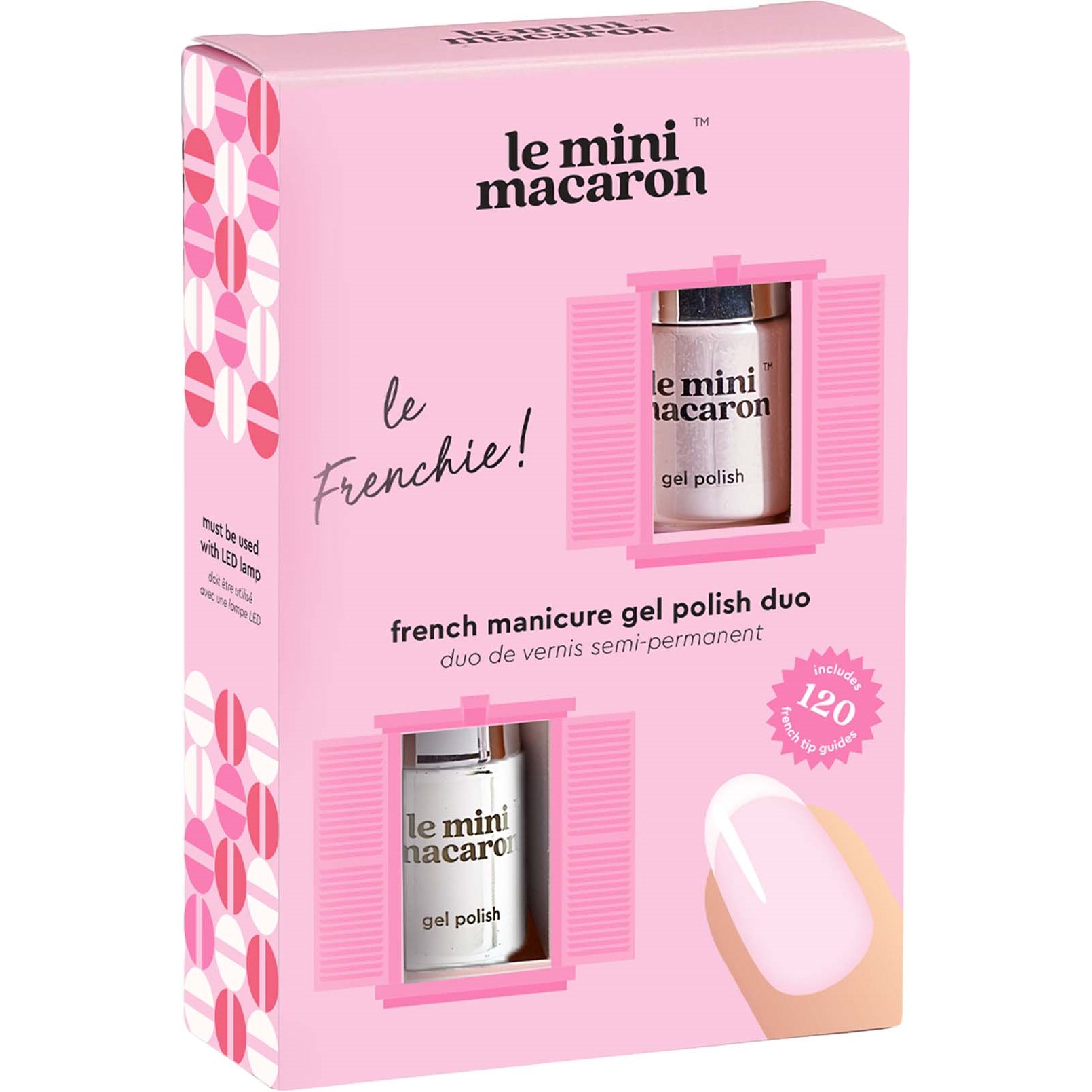 Bilde av Le Mini Macaron Manicure Set French Manicure