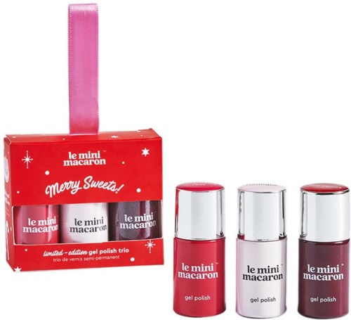 Le Mini Macaron Le Mini Macaron Merry Sweets Gel Polish Trio