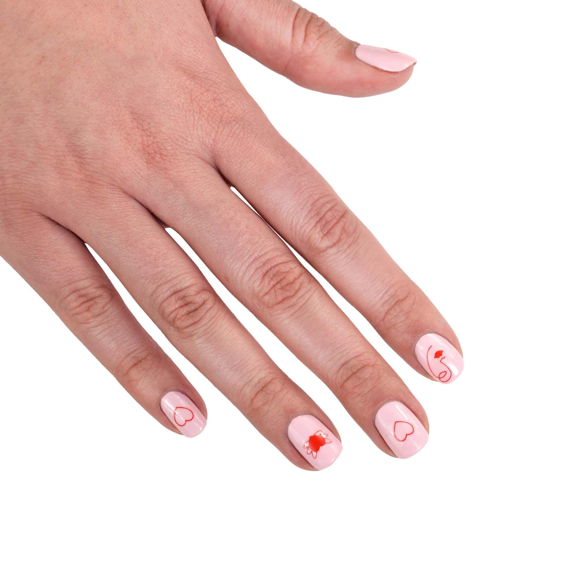 Alternativ bild 1 för Le Mini Macaron Forever Mon Amour Mini Nail Stickers