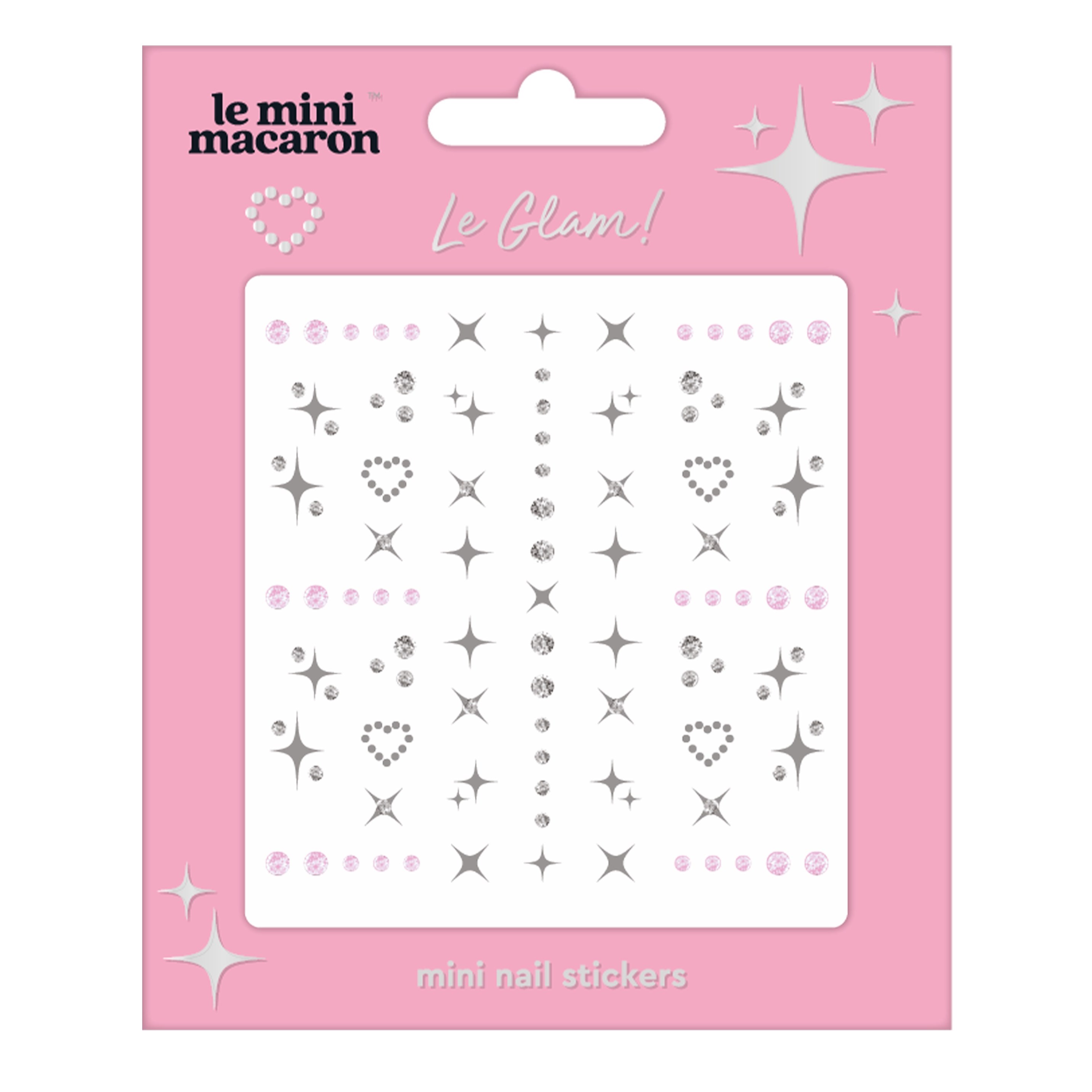 Le Mini Macaron Nail Art Stickers Le Glam billede