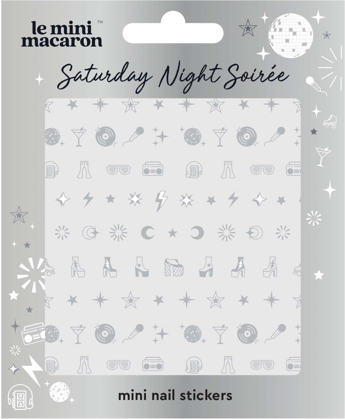 Le Mini Macaron Nail Art Stickers Saturday Night Soirée