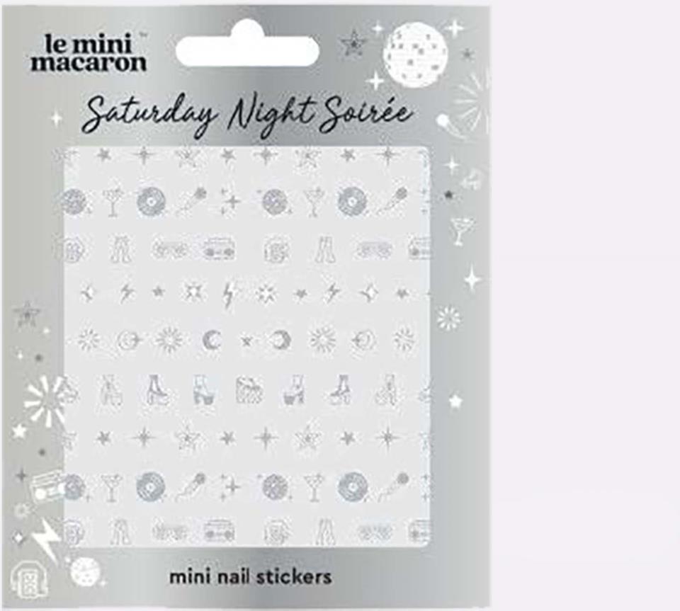 Le Mini Macaron Nail Art Stickers Saturday Night Soirée  