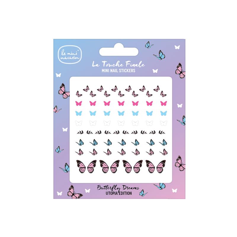 Le Mini Macaron Nail Arts Le Mini Art Stickers Butterfly Dreams