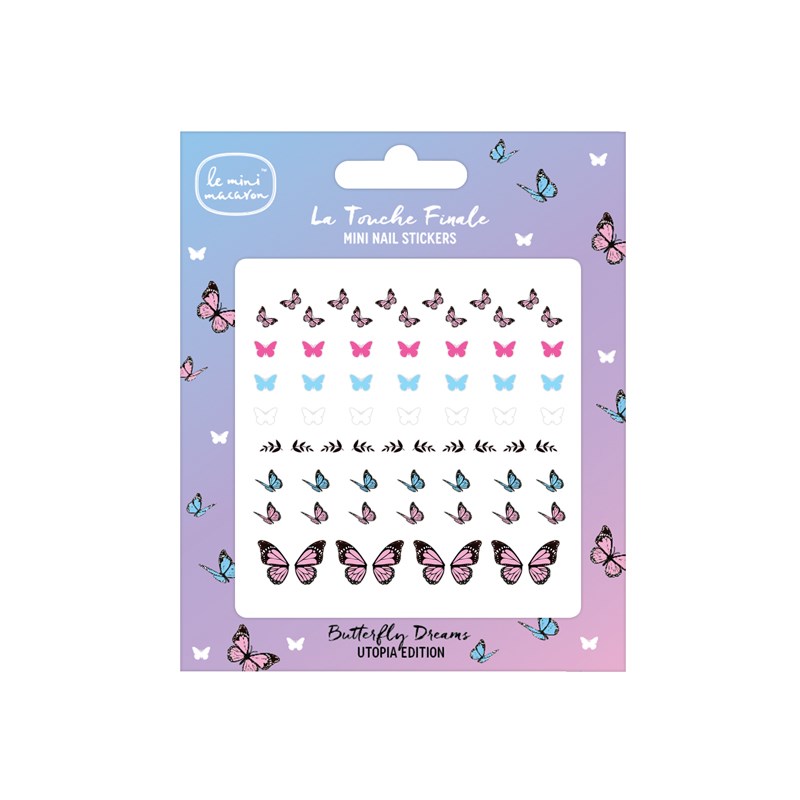 Bilde av Le Mini Macaron Nail Arts Le Mini Art Stickers - Butterfly Dreams