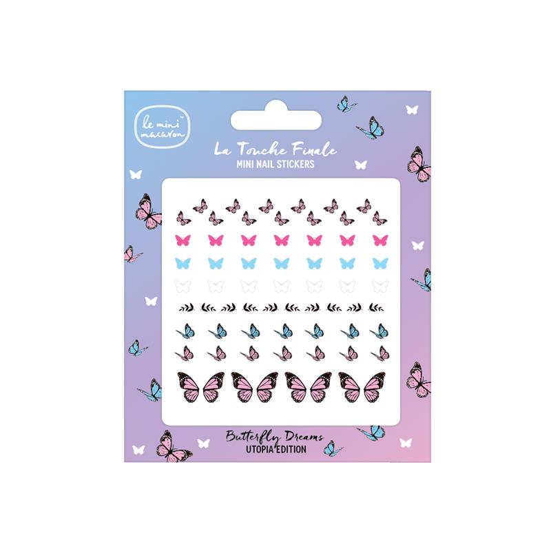 Le Mini Macaron Nail Arts Le Mini Art Stickers - Butterfly Dreams