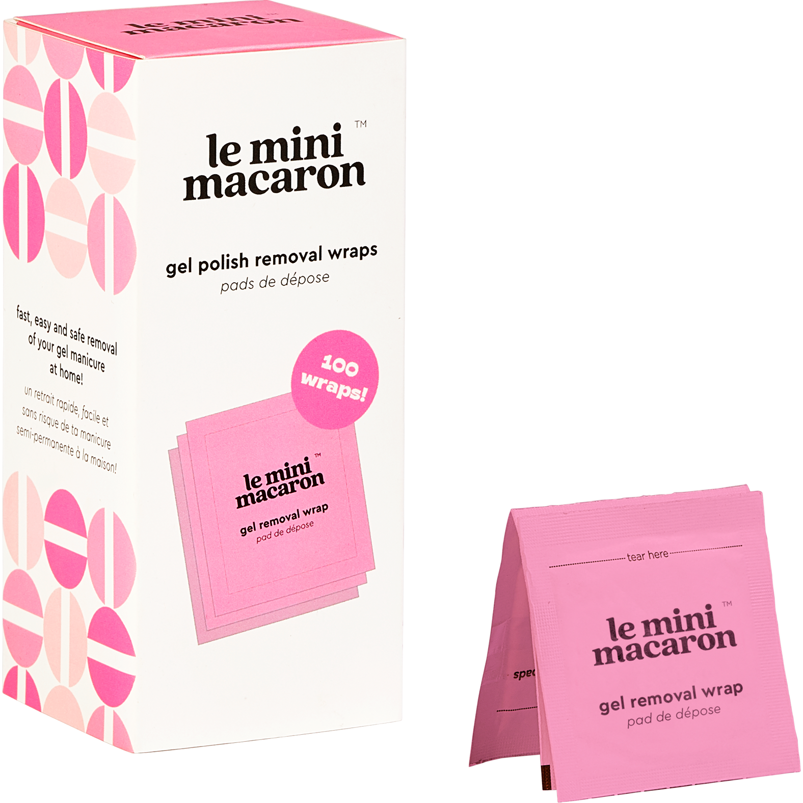 Läs mer om Le Mini Macaron Remover Wraps