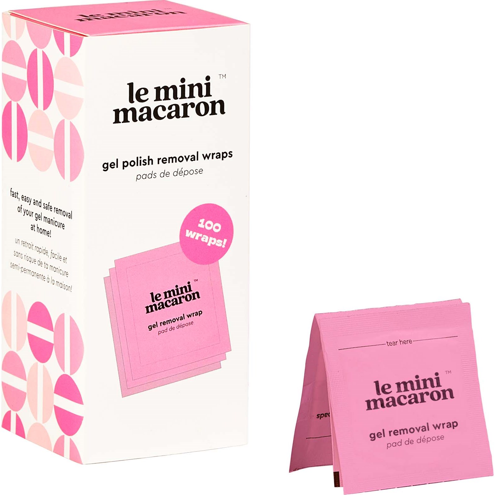 Le Mini Macaron Remover Wraps Le Mini Macaron Remover Wraps
