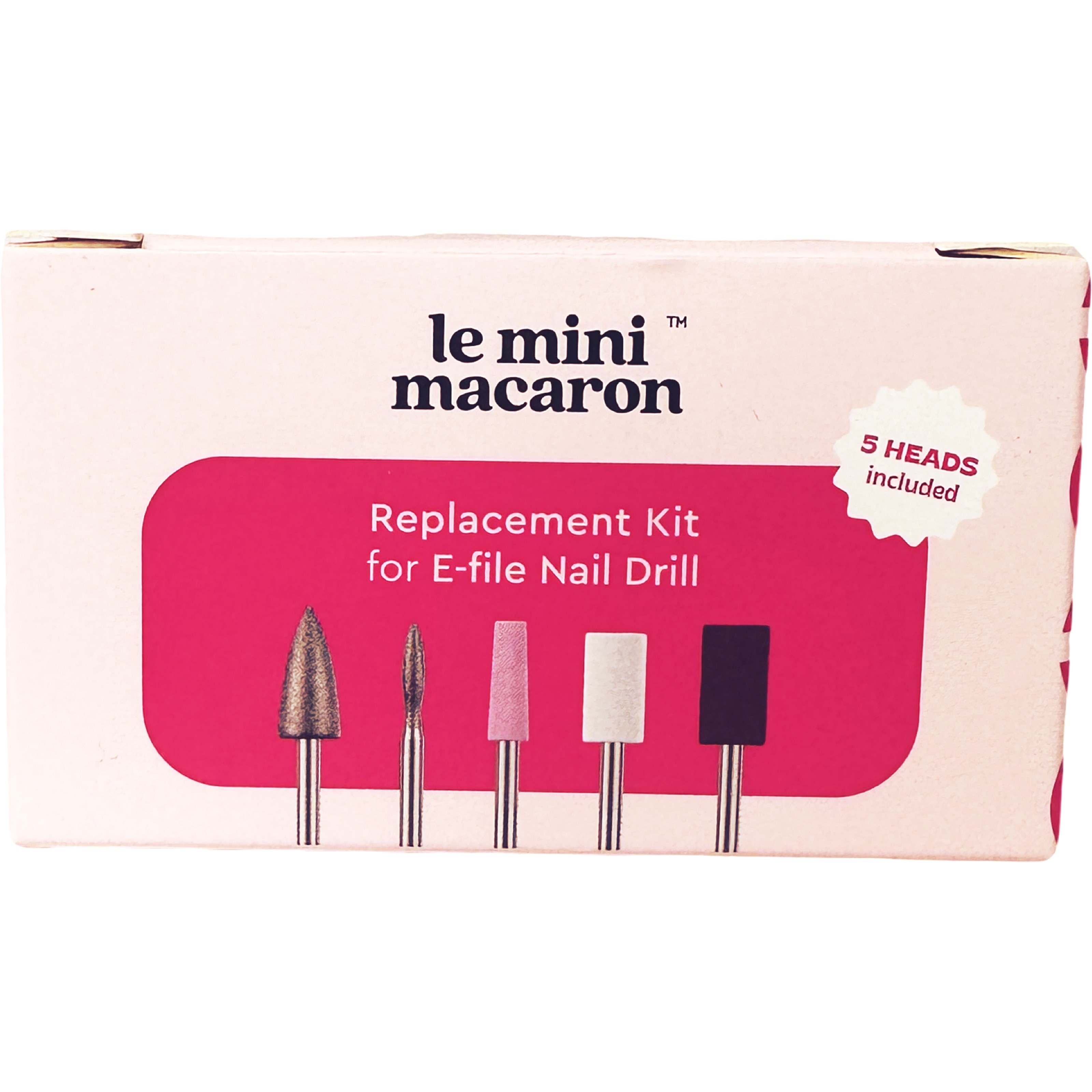 Le Mini Macaron Replacement Kit for E-File Nail Drill billede