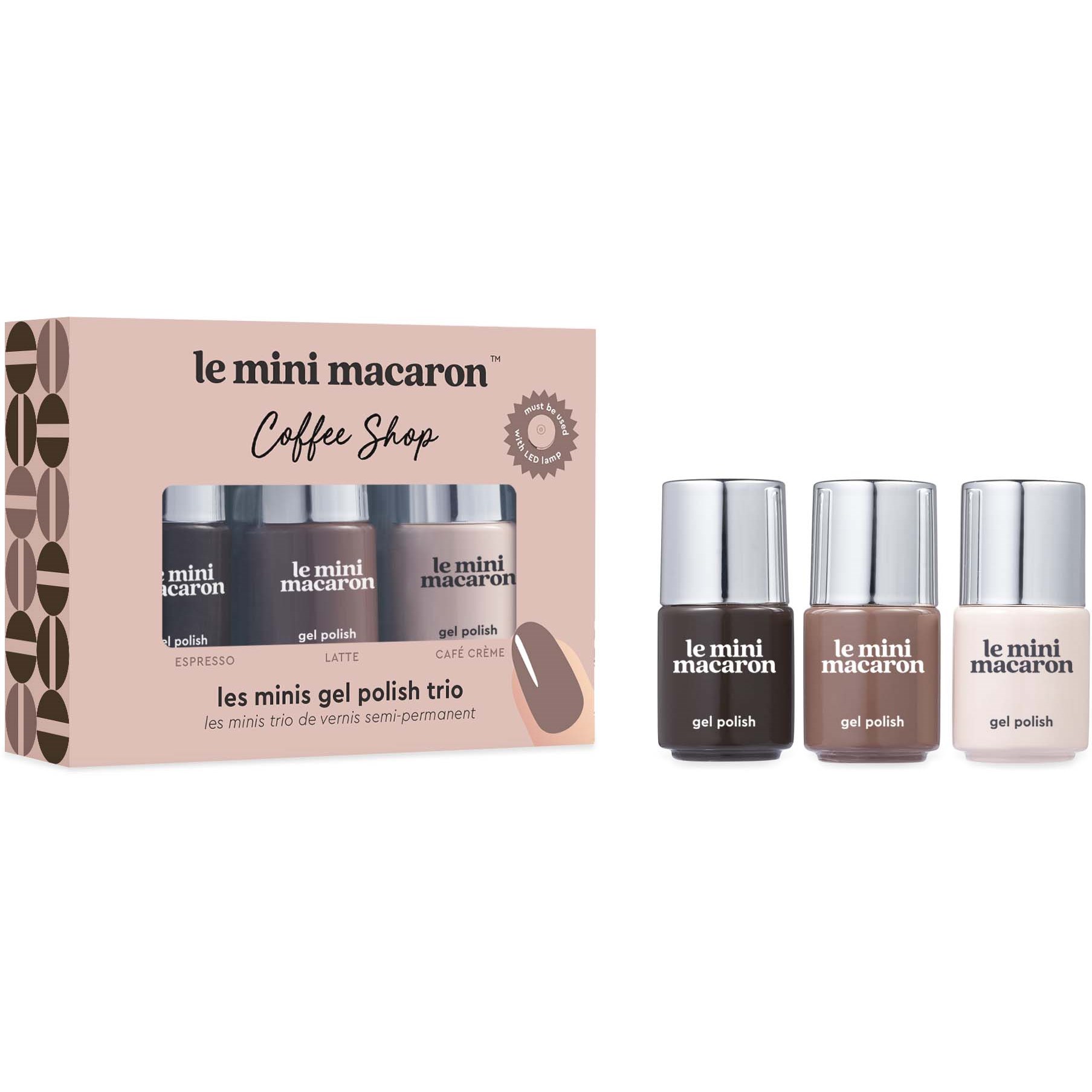 Le Mini Macaron Single Gel Polish Set Coffee Shop billede