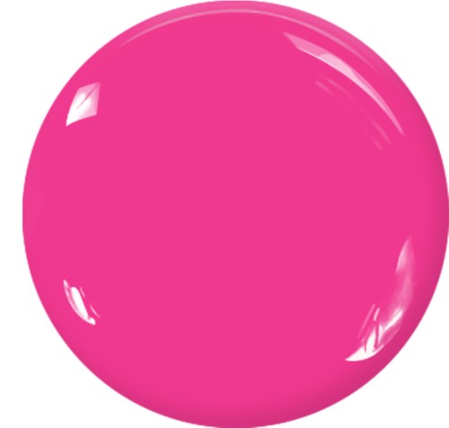 A shiny pink ball or sphere with reflections on its surface.
