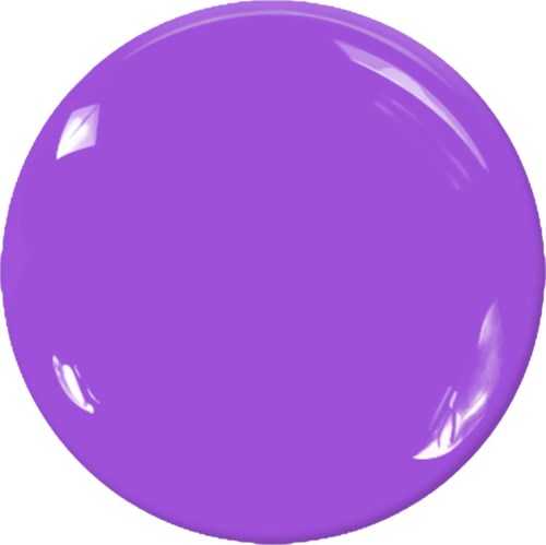 En stor blank lilla bold med refleksioner på overfladen.