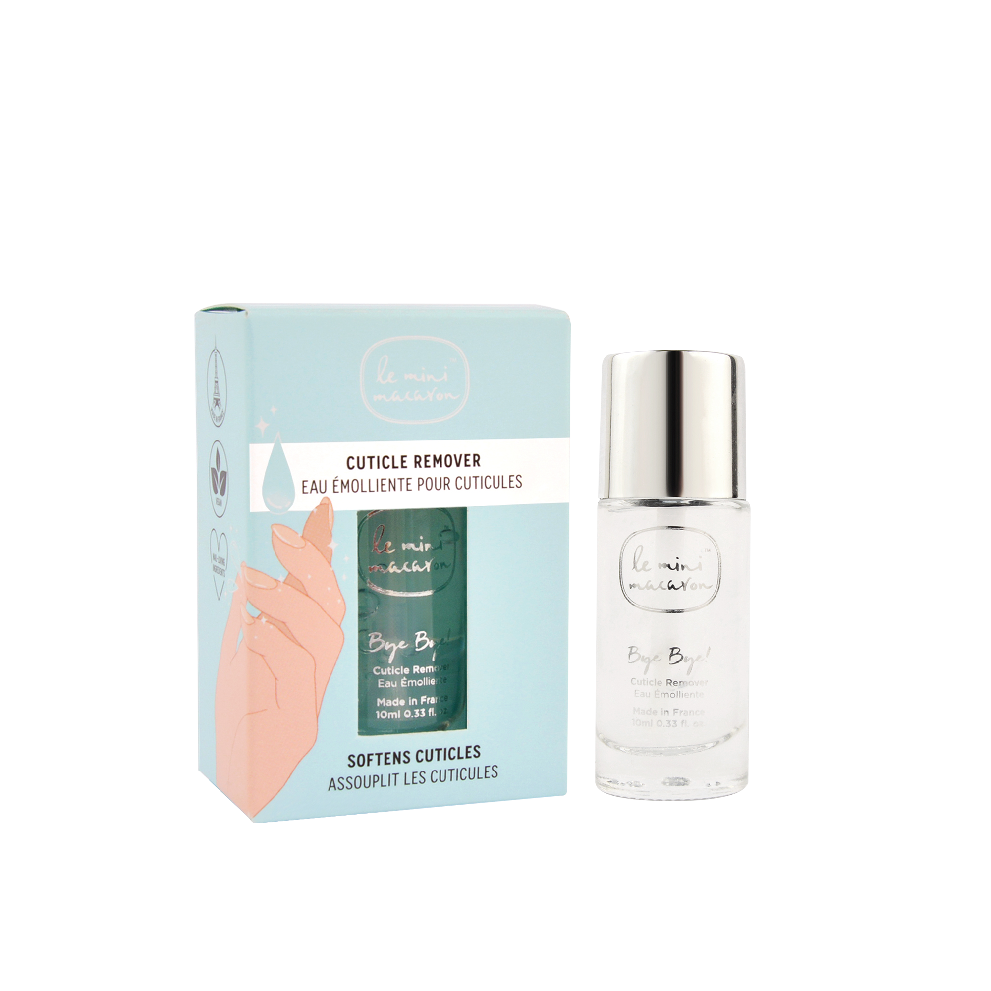 Alternativ bild 1 för Le Mini Macaron Bye Bye Cuticle Remover (U) 10 ml