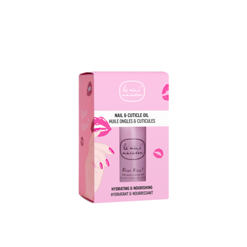 Le Mini Macaron Treatment Rosé Kiss Nail & Cuticle Oil 10 ml