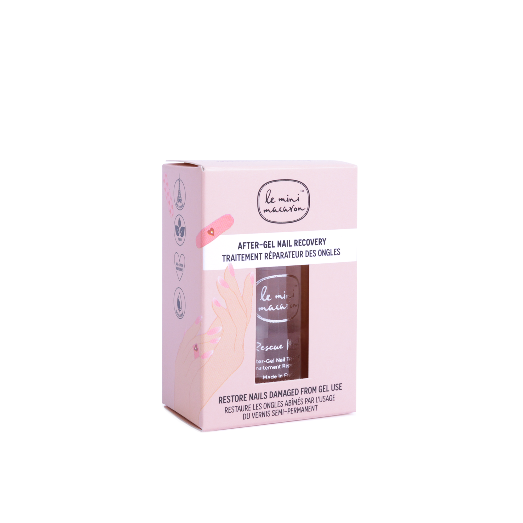 Alternativ bild 1 för Le Mini Macaron Rescue Moi After-Gel Nail Recovery 10 ml