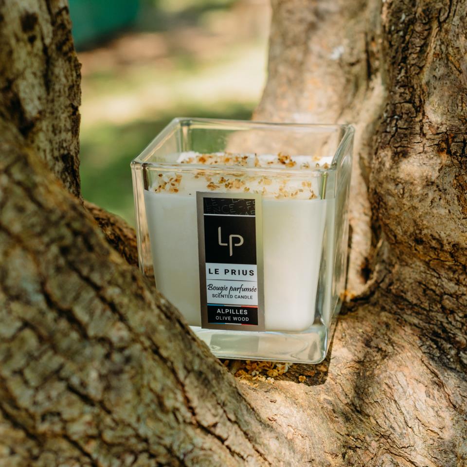 Le Prius Alpilles Scented Candle Olive Wood 230g
