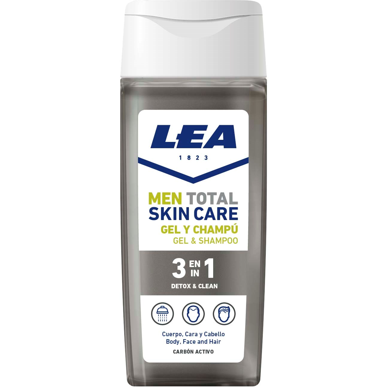 LEA Men 9 in 1 Detox & Clean Shower Gel and Shampoo 300 ml