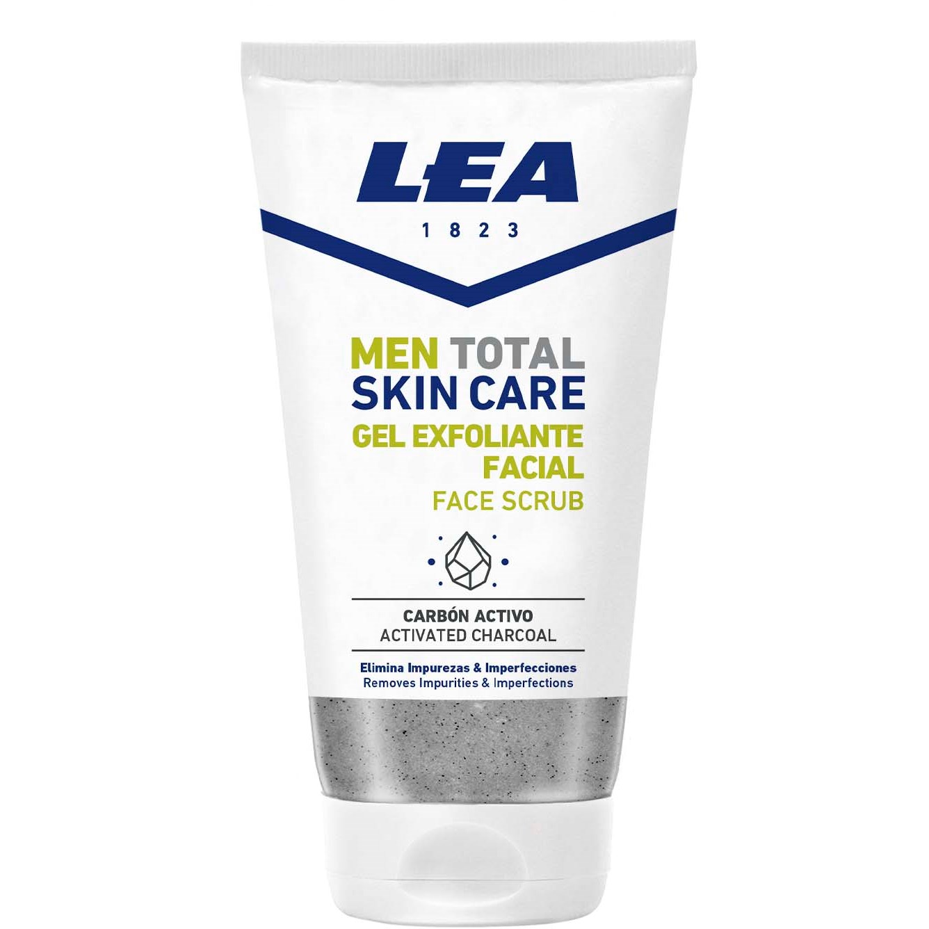 LEA Men Activated Charcoal Face Scrub 150 ml billede