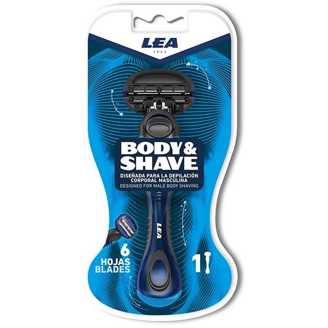LEA Men Body & Shave 6 Blade Razor for Men billede
