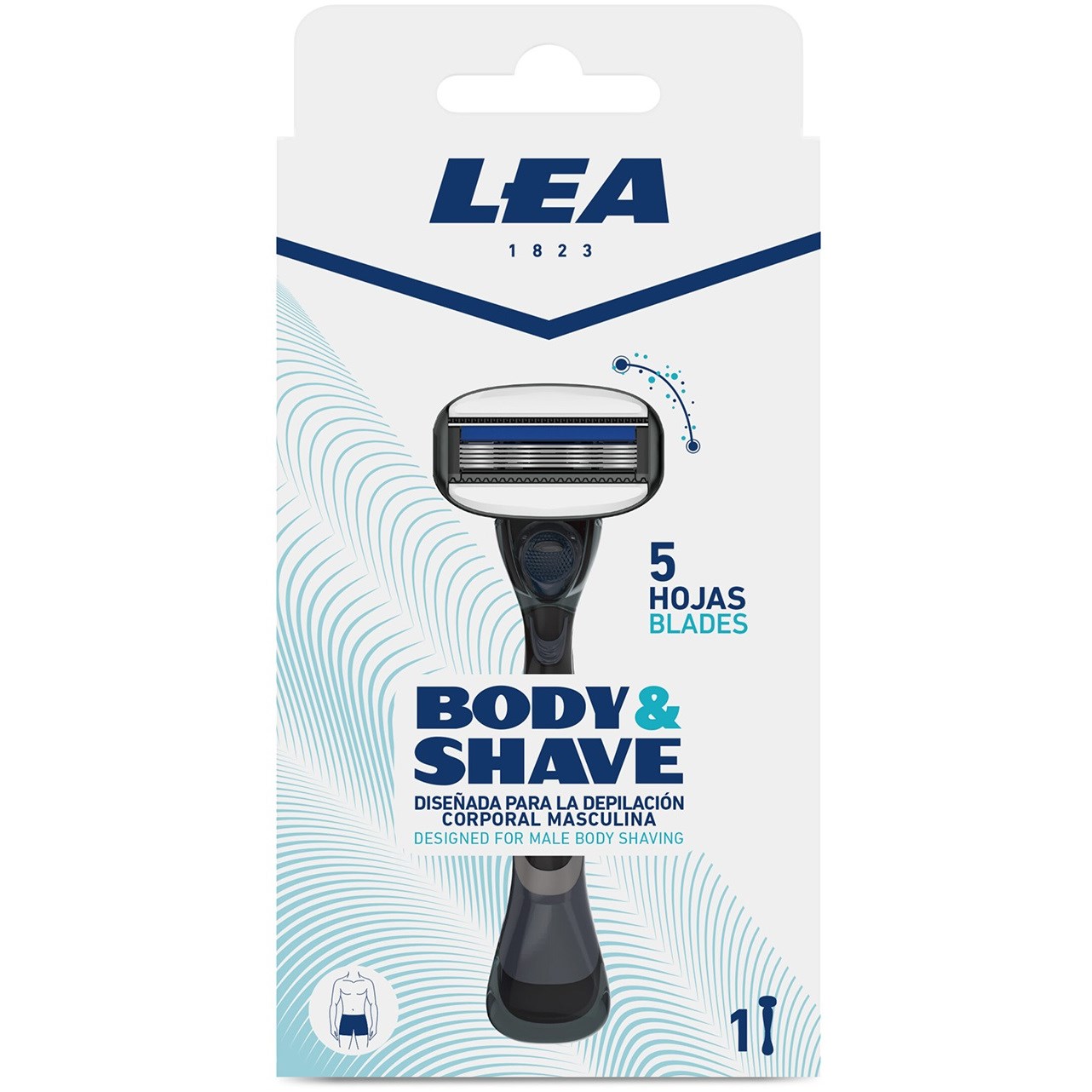 LEA Men Body & Shave 6 Blade Razor for Men