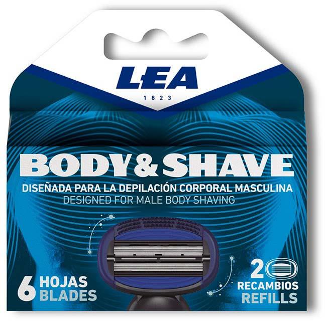 LEA Men Body & Shave 6 Blade Razorblades 