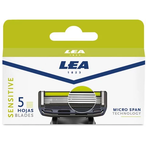 LEA Men Sensitive 5 System Blades, gul från LEA