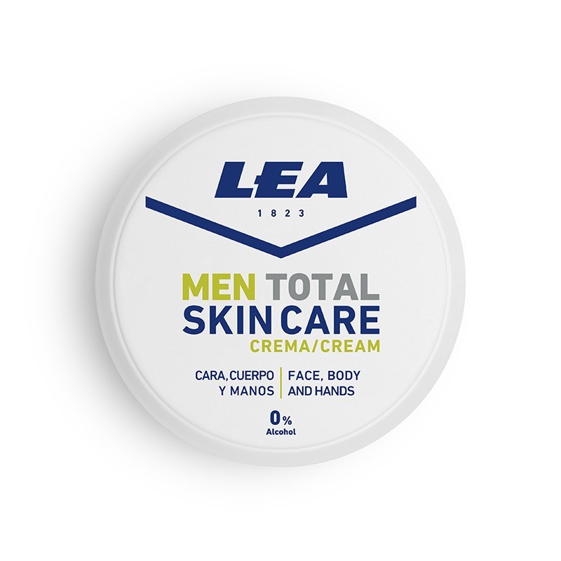 Крем для лица, тела и рук мужской Lea Total Care увлажняющий, 100 мл